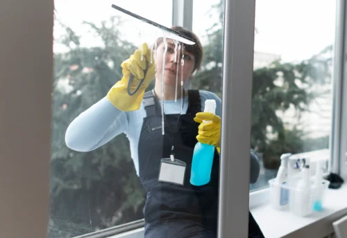 Nettoyage de vitres intérieures et extérieures à Valderoure